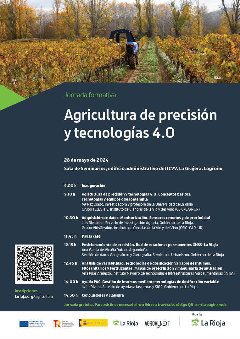 cartel Jornada Agricultura de precisión y tecnologías 4.0
