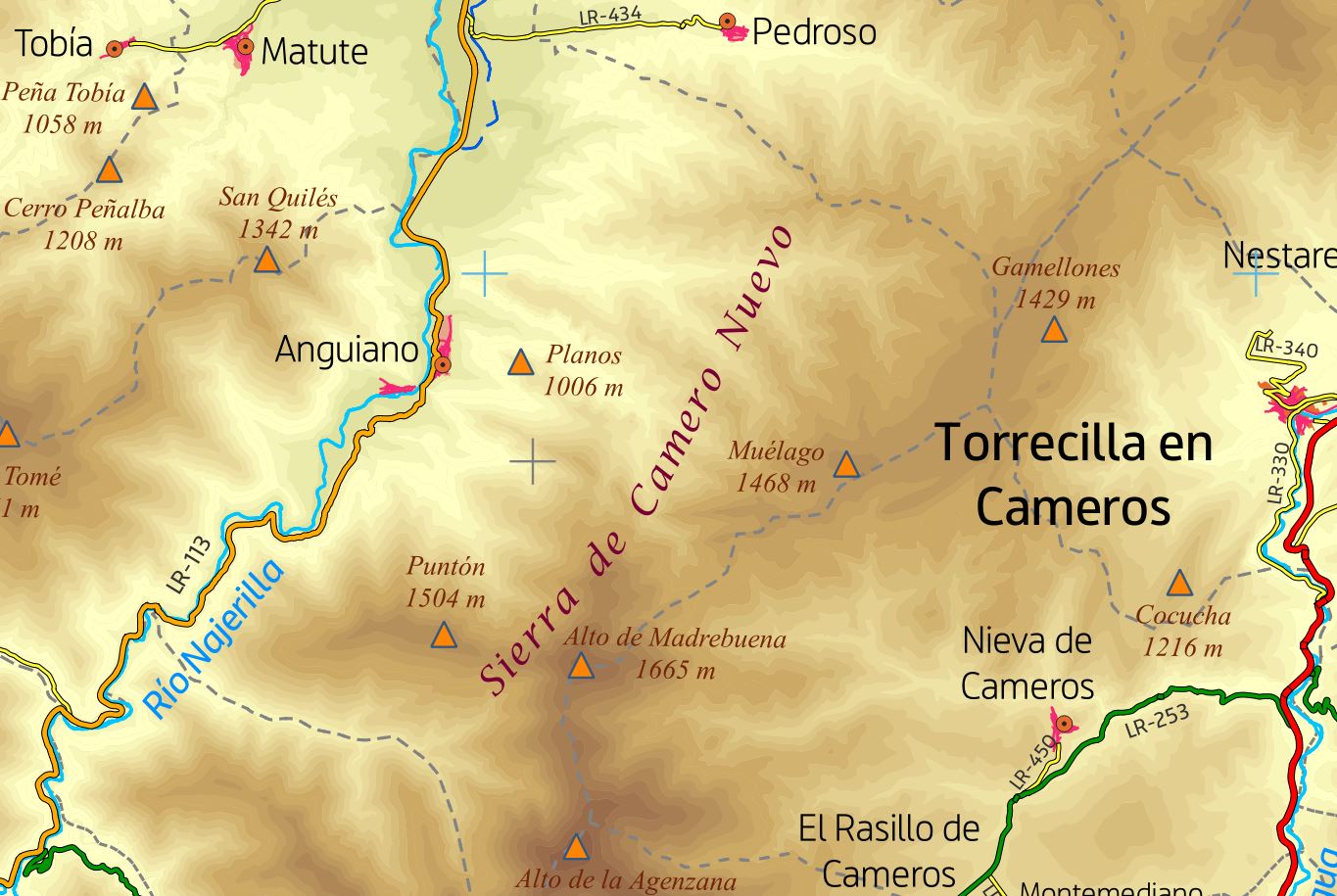 Mapa General de La Rioja